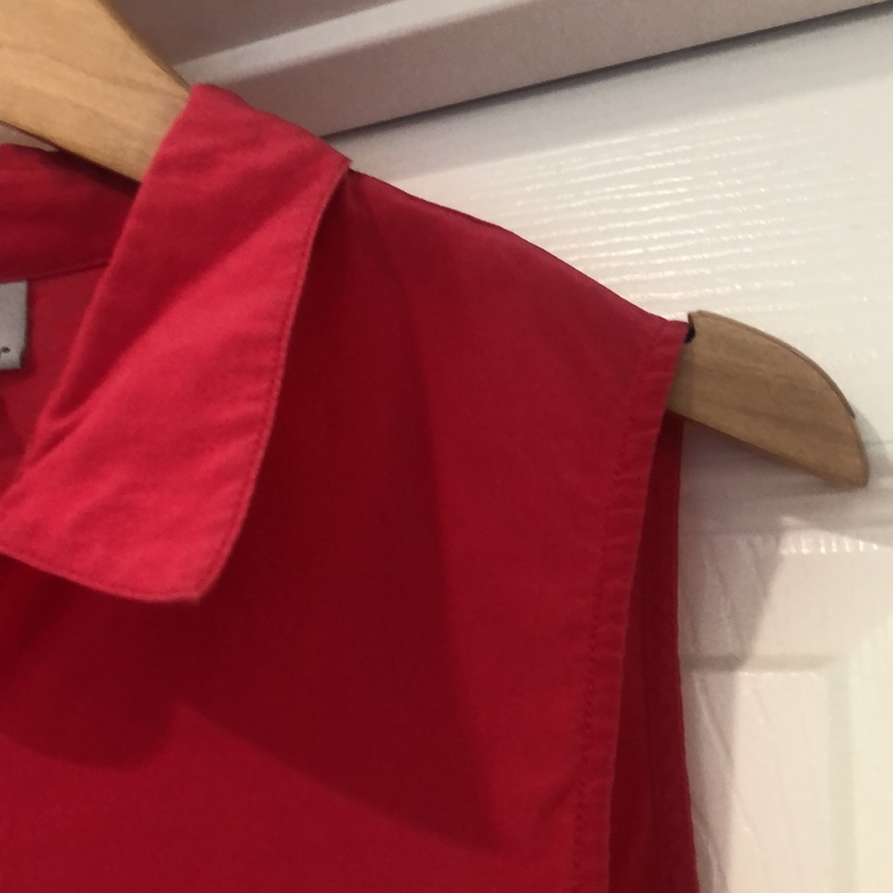 Worthington Sleeveless Button down Blouse - Picture 3 of 9